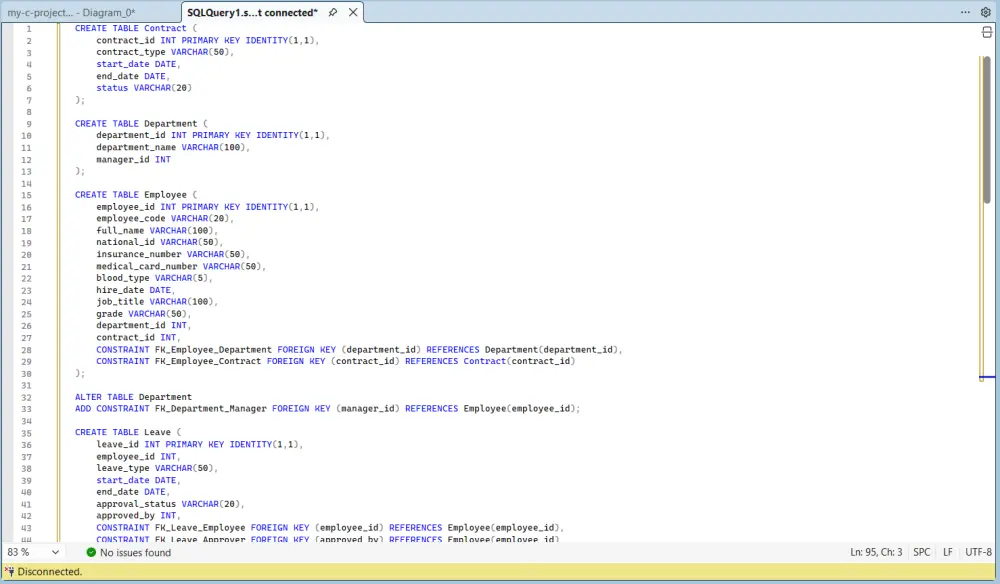 تصميم وبناء قواعد بيانات SQL احترافية (PostgreSQL / SQL Server)