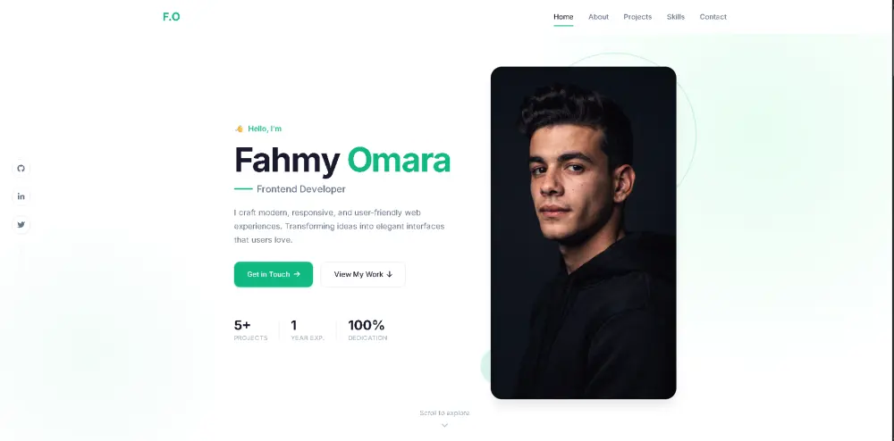 تصميم portfolio احترافي بتقنيات حديثة لعرض مهاراتك بشكل مميز
