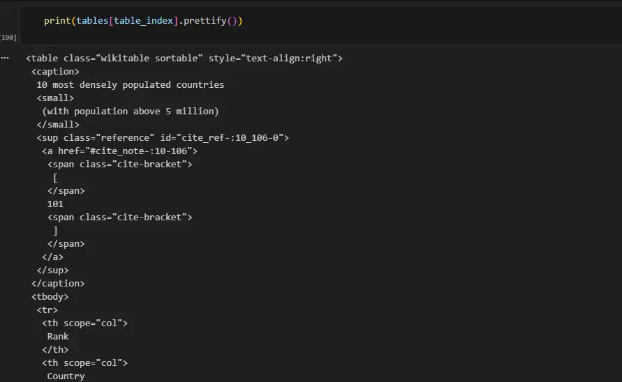 ستخراج البيانات من الويب Web scraping, Data extract