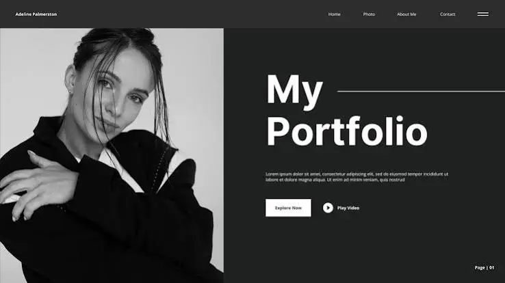 تصميم ملف اعمال Portfolio