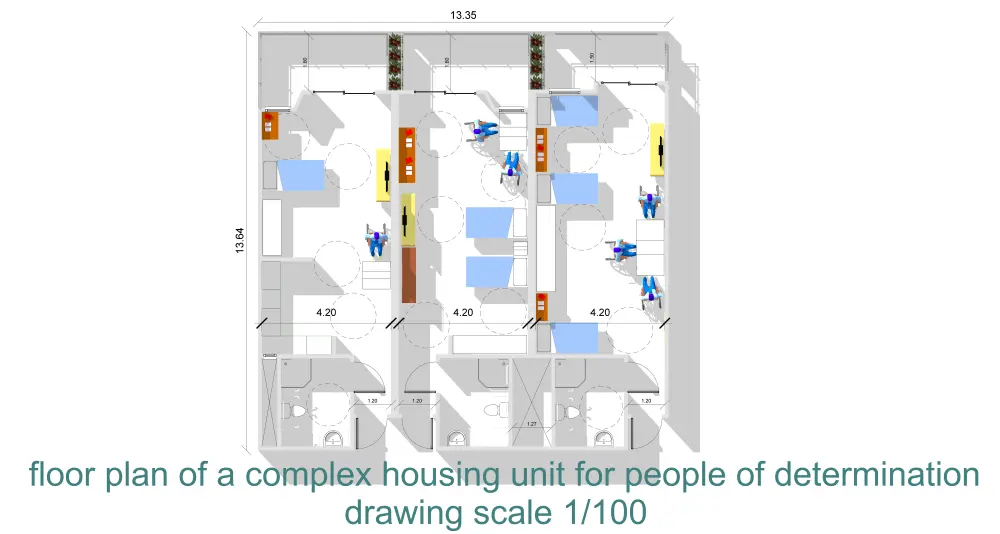 التصميم المعماري للمباني السكنيه بمختلف انواعها ومساحاتها + تعديل وتطوير التصميم للمساحات القائمة