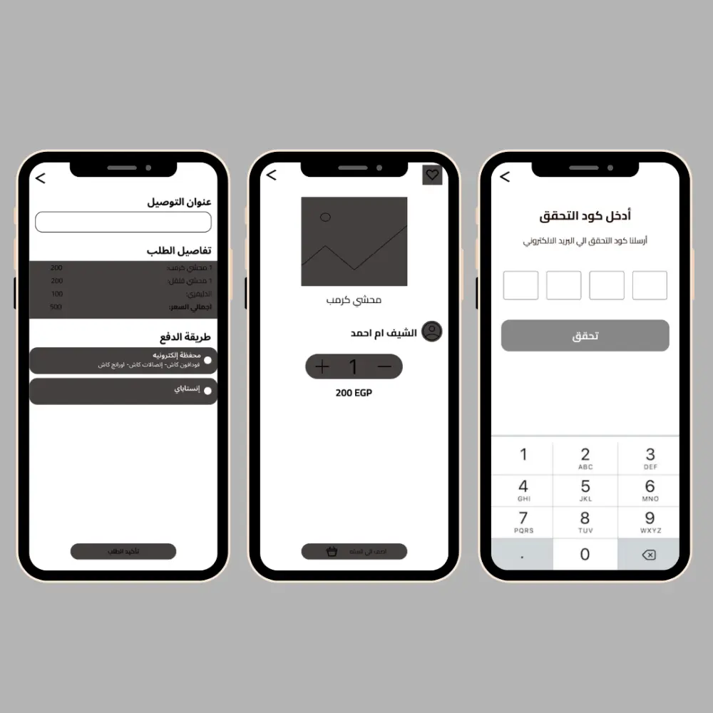 تصميم Wireframe احترافي لتخطيط واجهات التطبيق أو الموقع (UX)