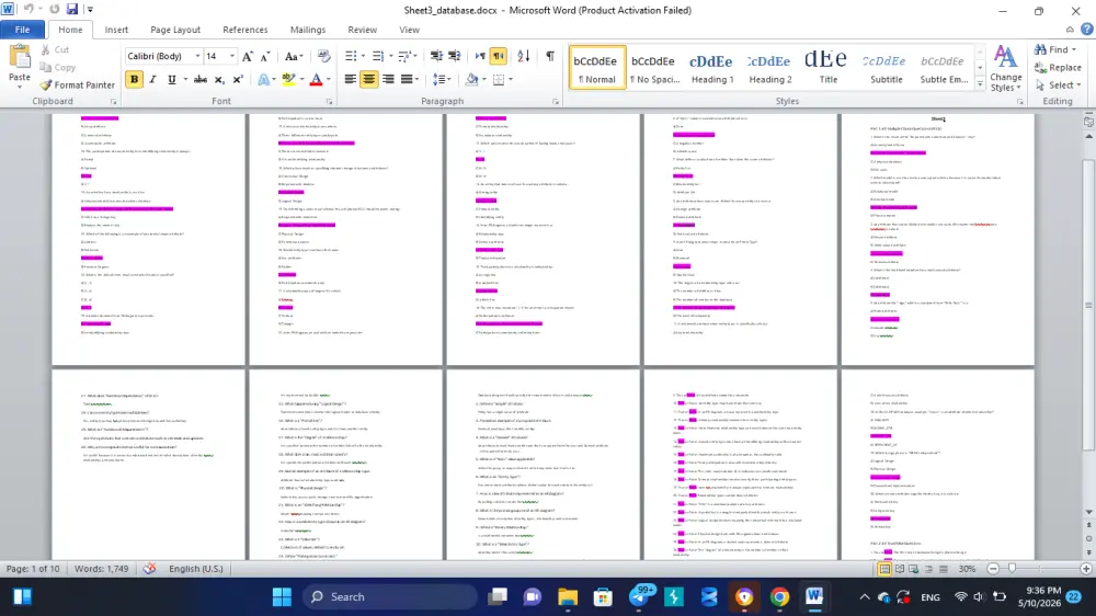 إعداد وتنسيق ملفات Word باحترافية