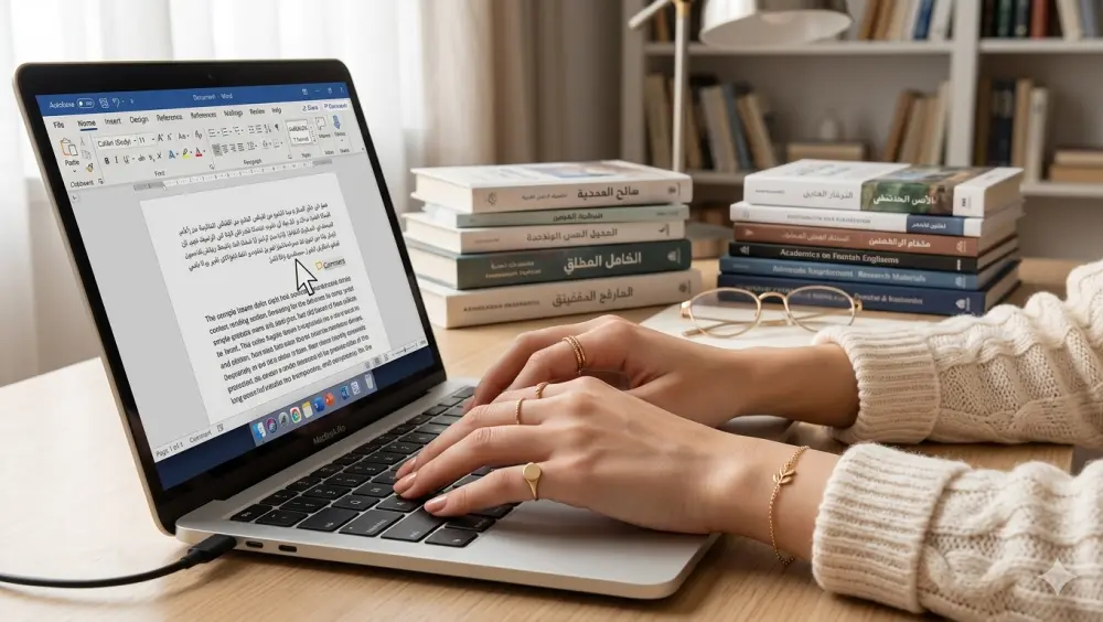 كتابة أبحاث وتقارير علمية احترافية باللغتين العربية والإنجليزية مع التنسيق والتوثيق.
