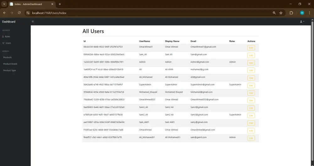 بناء وتطوير backend وبصيغة RESTful API باستخدام ASP.NET Core