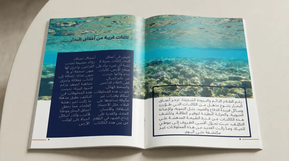 تصميم وتنسيق الكتب والمجلات باحترافية