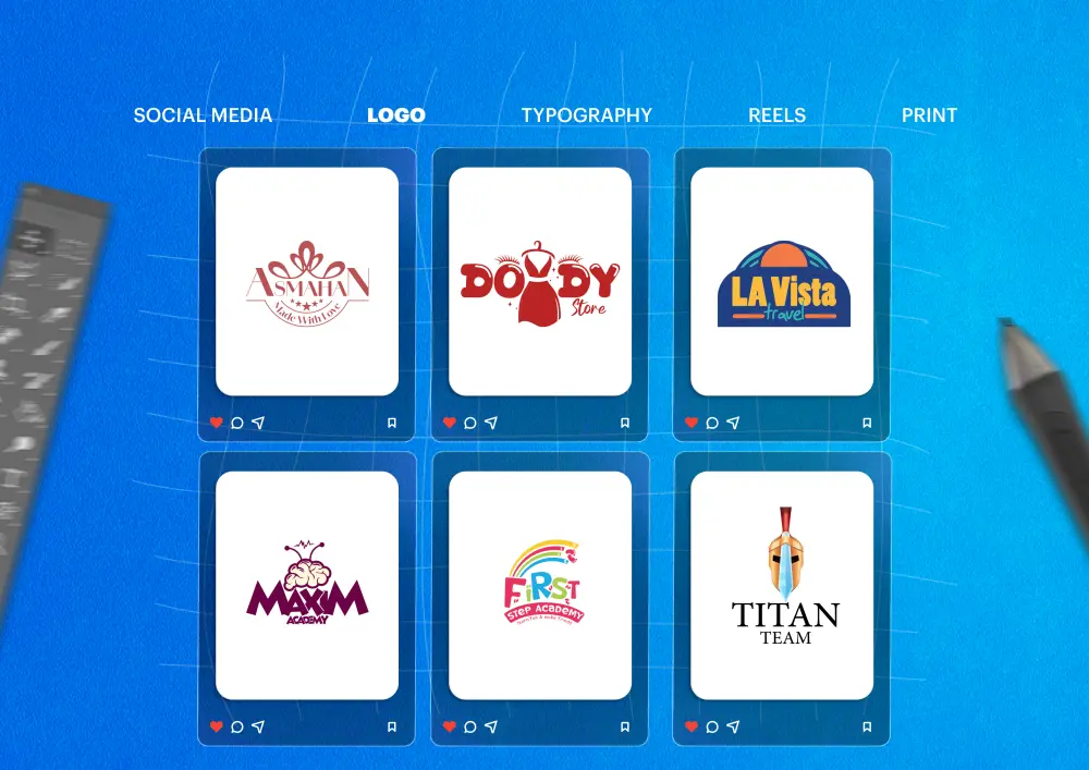 تصميم شعار احترافي Logo Branding
