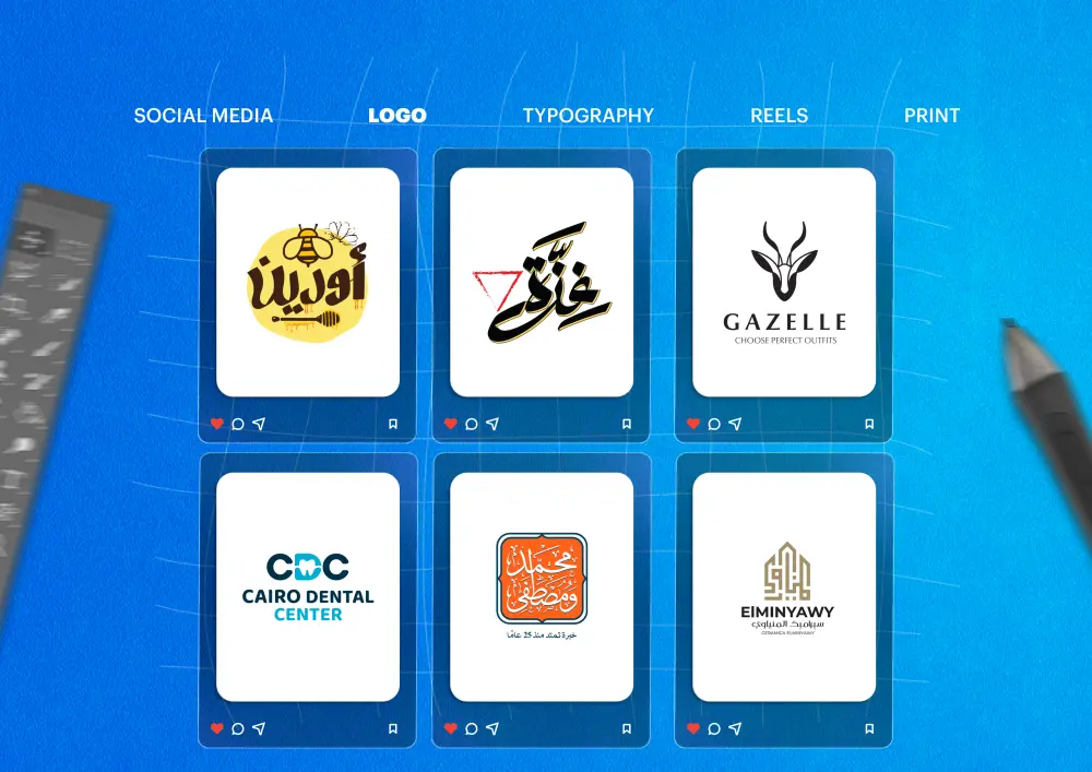 تصميم شعار احترافي Logo Branding