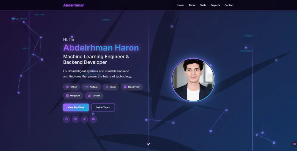 سأقوم بإنشاء موقع Portfolio احترافي لعرض أعمالك وجذب العملاء