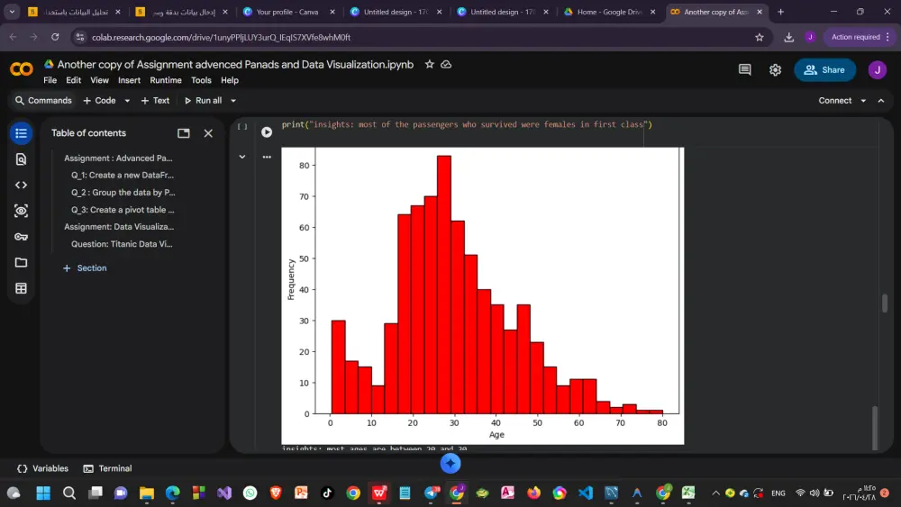 تحليل البيانات باستخدام Python و Pandas مع تقرير بصري احترافي