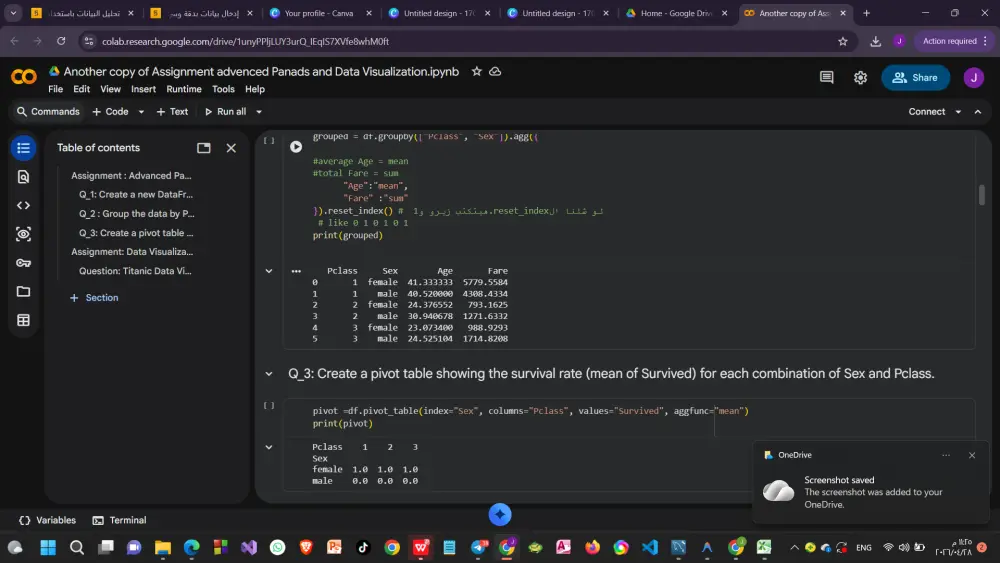 تحليل البيانات باستخدام Python و Pandas مع تقرير بصري احترافي