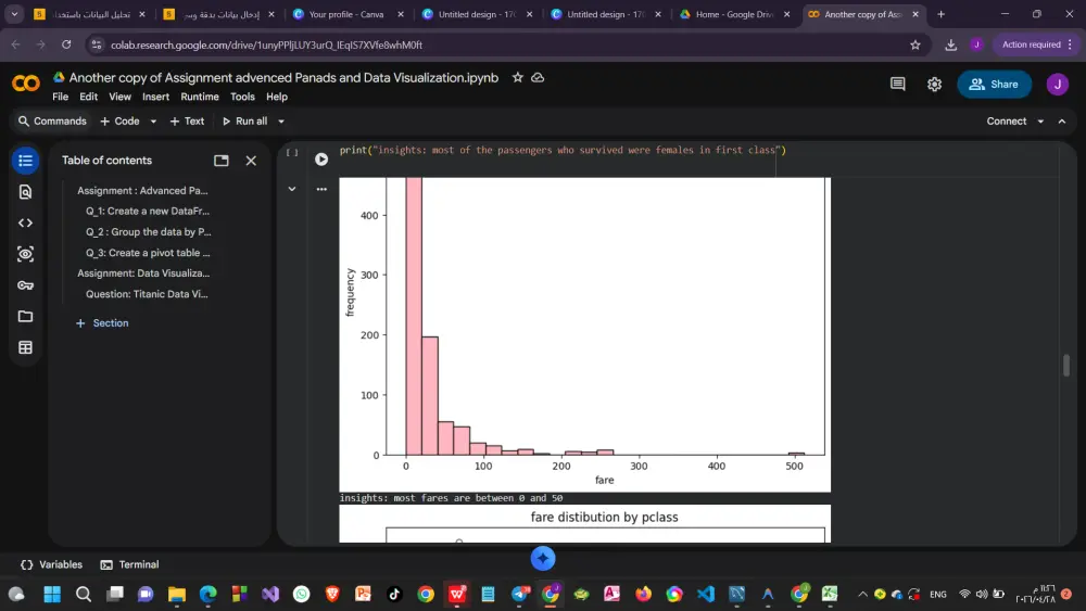 تحليل البيانات باستخدام Python و Pandas مع تقرير بصري احترافي