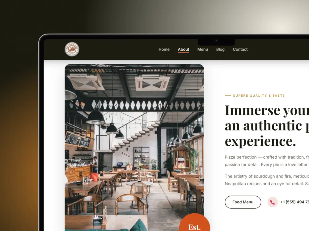 أقدّم خدمة تصميم وتطوير موقع ويب احترافي يعكس هوية مشروعك ويعزز تواجدك الرقمي باستخدام أحدث تقنيات الويب مثل HTML5 و CSS3 و JavaScript و Bootstrap.