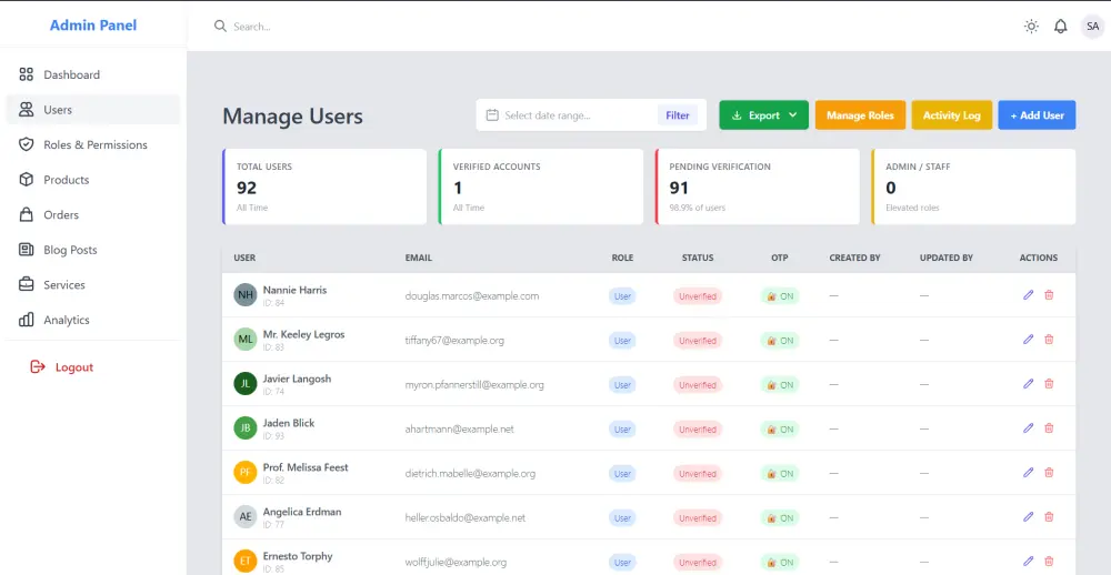 برمجة وتطوير مواقع وتطبيقات الويب باستخدام Laravel و Vue.js