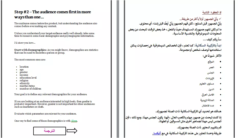 ترجمة مقالات- روايات- أبحاث-كتب- نصوص باحترافية من الانجليزية الى العربية والعكس.