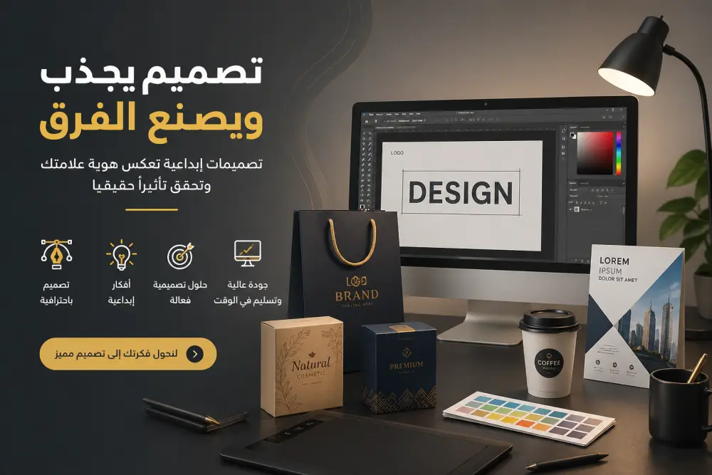 أقدّم تصميمات احترافية جاهزة للتنفيذ تعكس هوية منتجك وتمنحه مظهرًا جذابًا يلفت الانتباه.