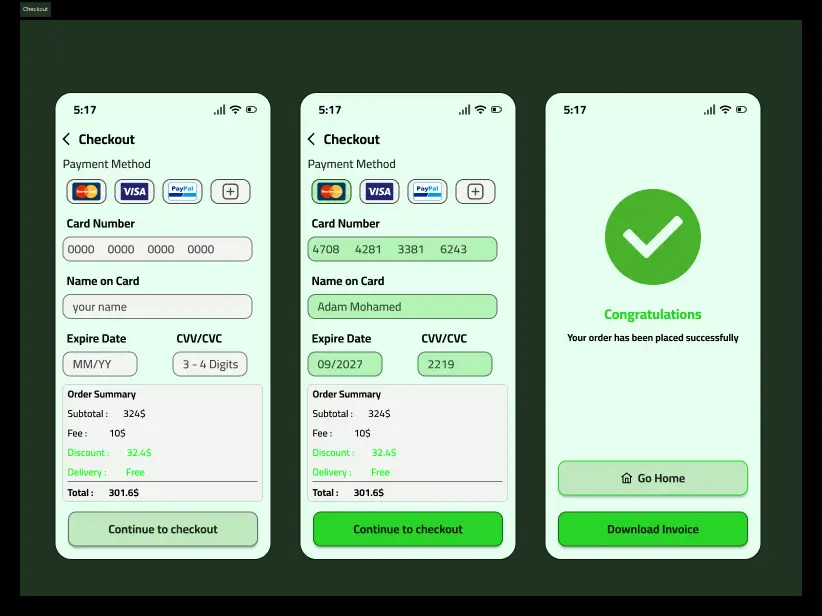 تصميم واجهات تطبيقات الموبايل UI/UX باحترافية على Figma