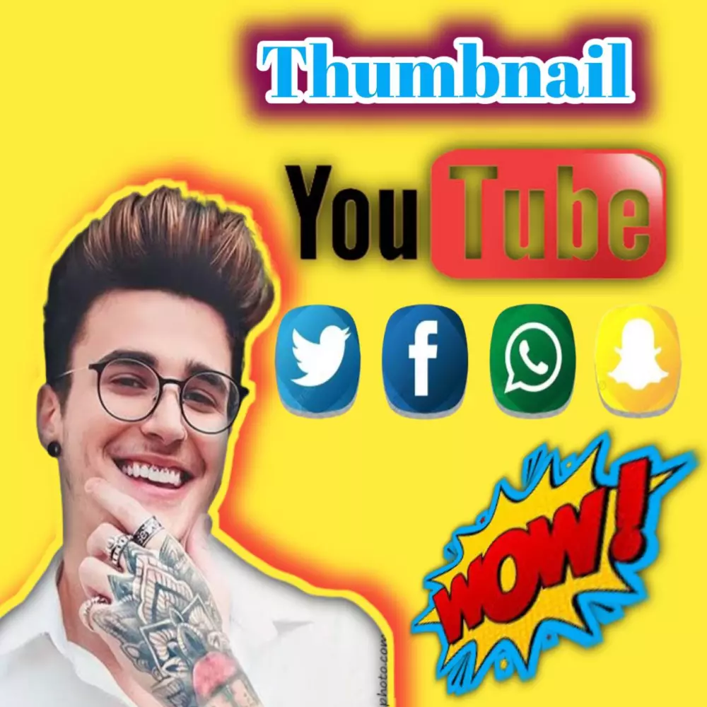 تصميم صورة مصغرة لفيديوهات اليوتيوب