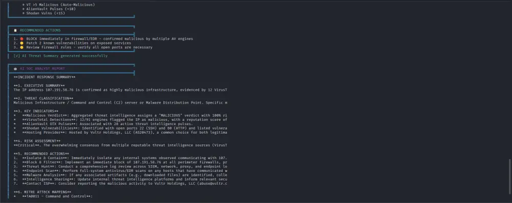 Threat Intelligence Platform (Soc Investigation Tool)