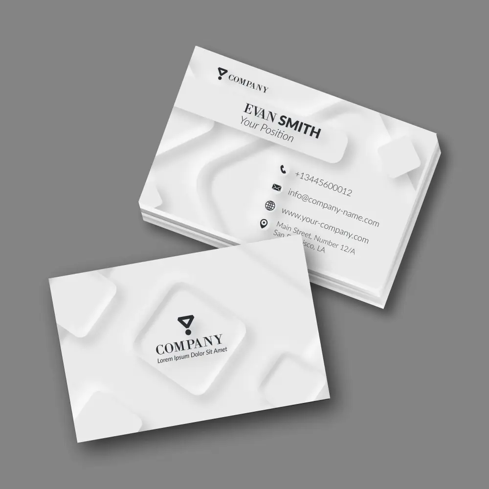 تصميم كروت شخصية (Business Cards) احترافية وعصرية وفخم