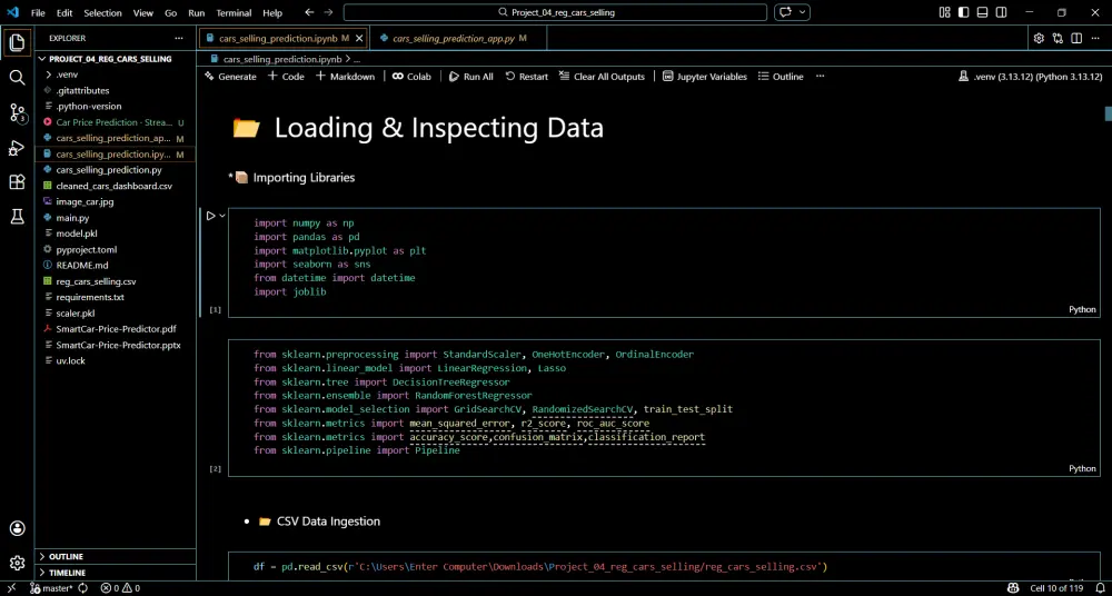 بناء نموذج Machine Learning احترافي للتنبؤ وتحليل البيانات