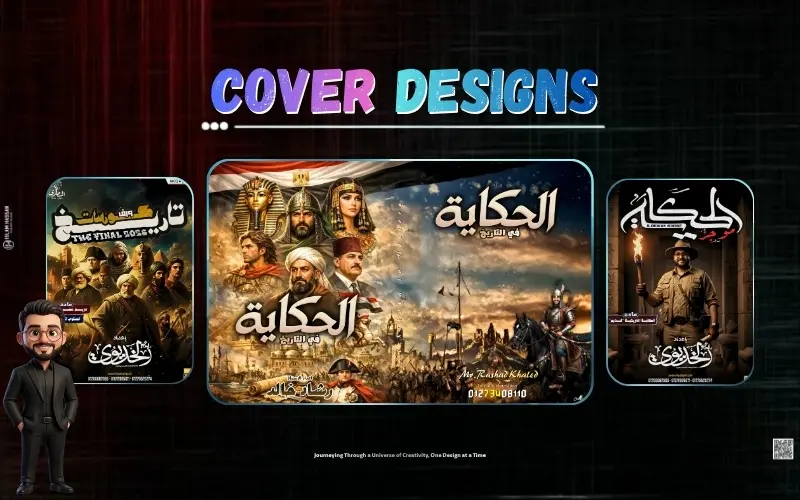 تصميم غلاف كتاب احترافي يعكس محتوى مؤلفك ويجذب القراء