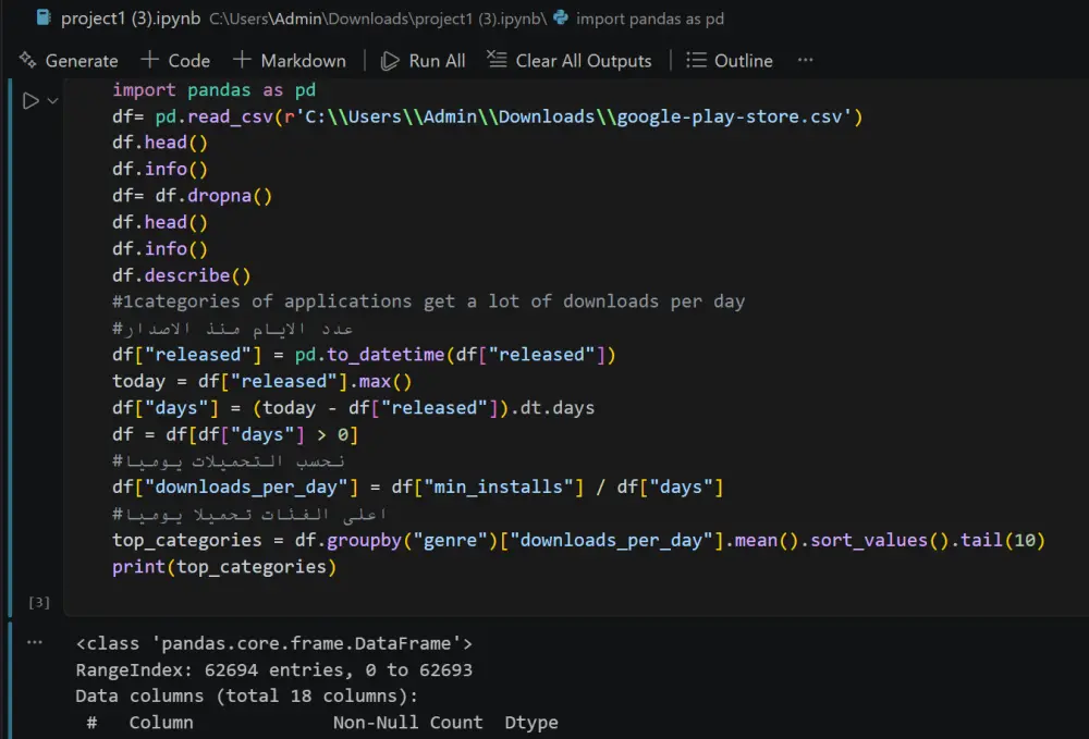 تنظيف وتجهيز البيانات للتحليل باستخدام Python و SQL
