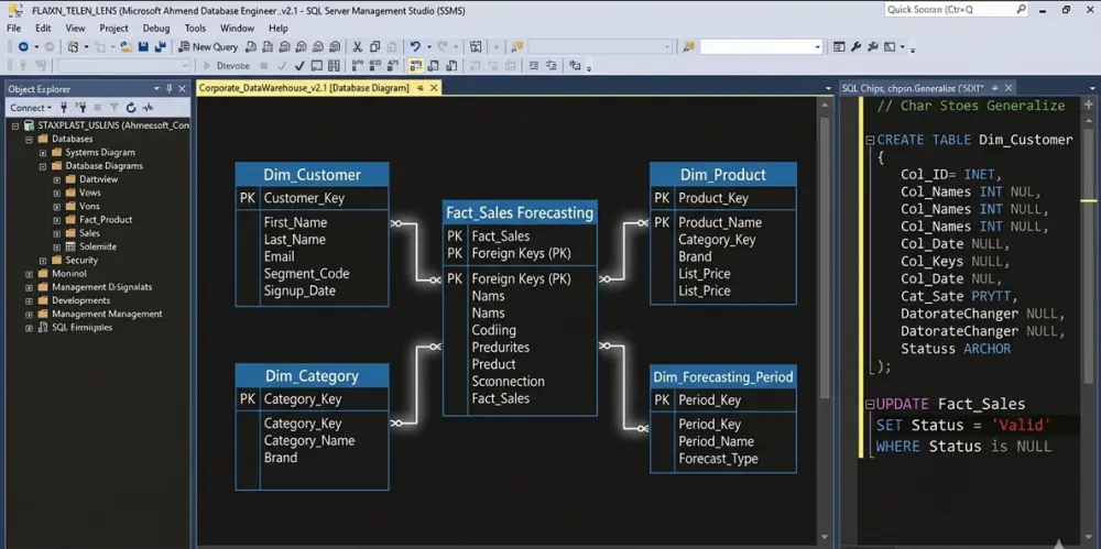 Professional SQL Database Design & Star Schema Architecture