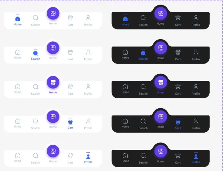 تصميم Nav Bar احترافي ومتجاوب
