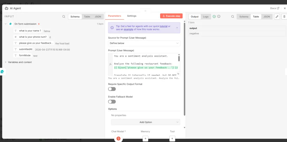 إنشاء نظام AI Automation لتحليل وإدارة الـ Feedback باستخدام n8n