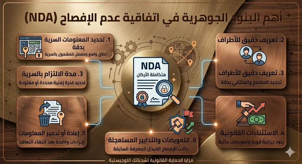 صياغة اتفاقية عدم الافصاح ( NDA ) احترافيه