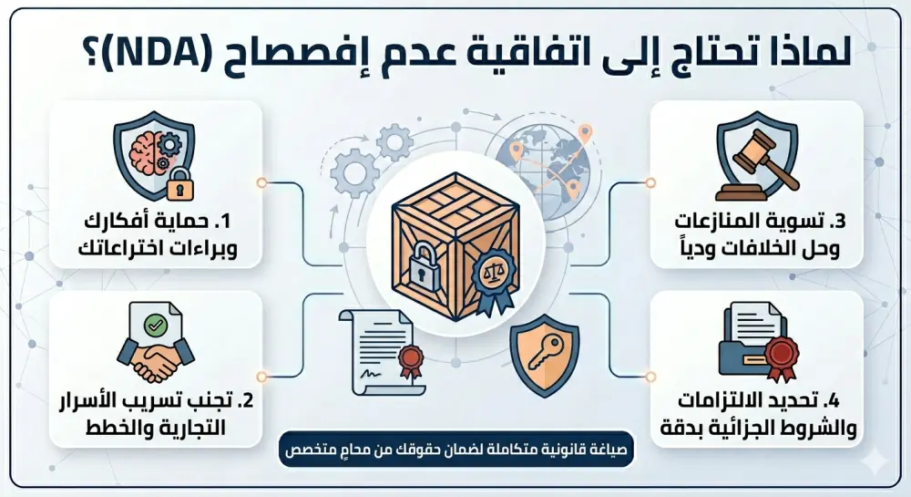 صياغة اتفاقية عدم الافصاح ( NDA ) احترافيه