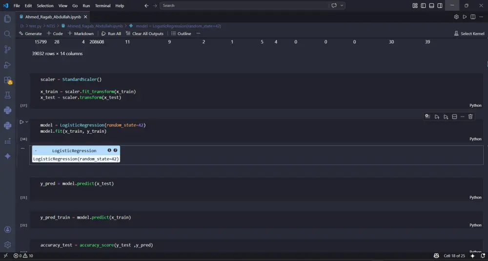 Machine Learning & Data Analysis