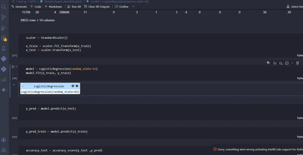 Machine Learning & Data Analysis