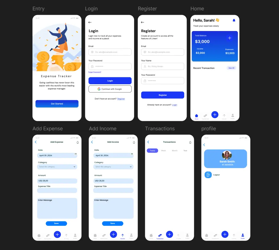 Figma App Design  من فكرتك لـ UI جاهز