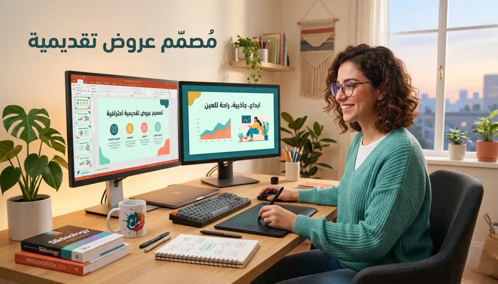 تصميم و انشاء عرض تقديمي منظم | presentation