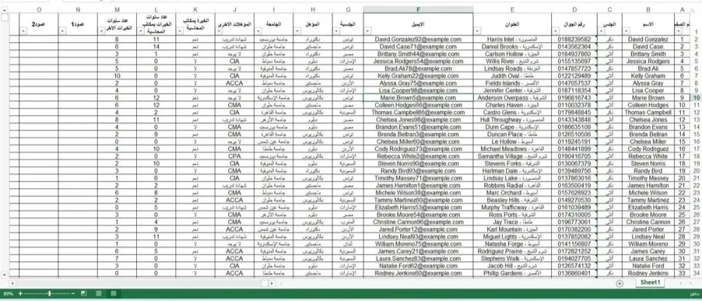 استخراج البيانات بشكل كامل ومنظم من أي نوع من الملفات سواء كان PDF، Word، CSV، Notepad، أو غيرها وتحويلها إلى ملف Excel منسق واحترافي