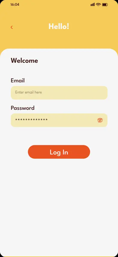 تصميم شاشة Login بـ Flutter