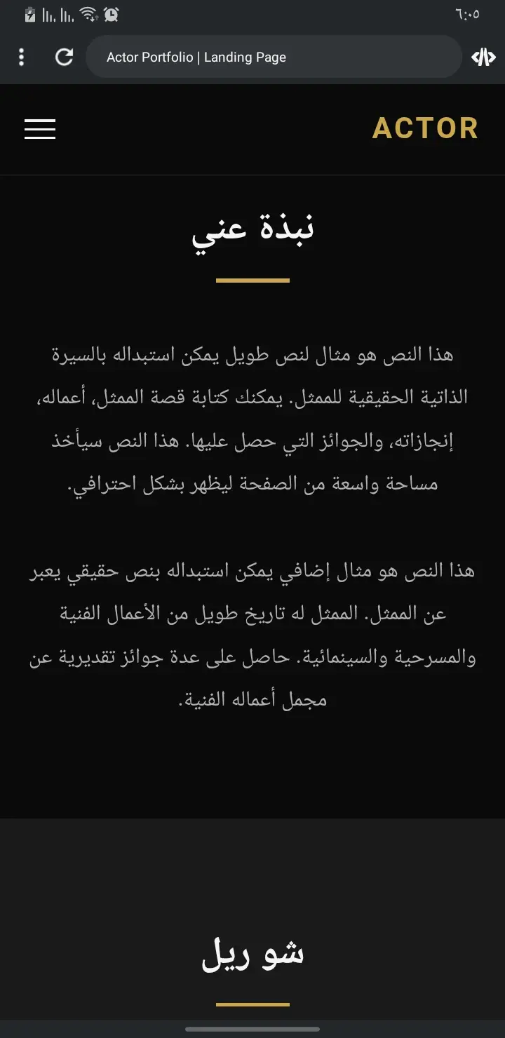 تصميم صفحة هبوط احترافية متجاوبة (Landing Page) تليق بمشروعك أو علامتك التجارية.