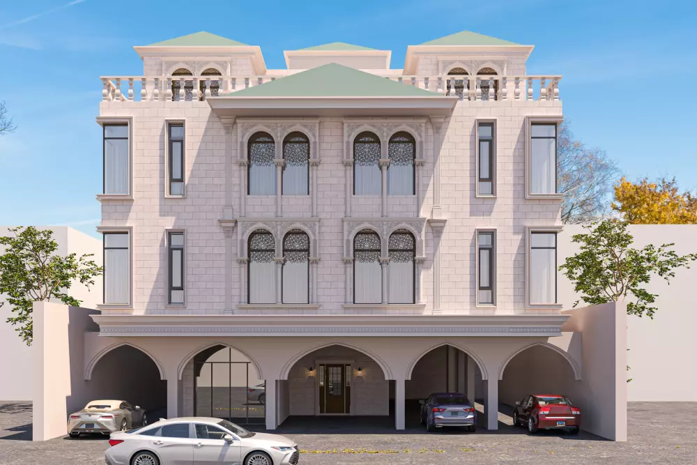 تصميم واجهات معمارية ومناظير خارجية