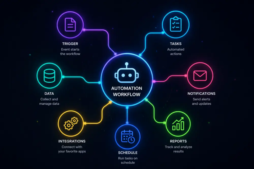 سأحول عملك للأتمتة الذكية باستخدام AI و n8n و Zapier