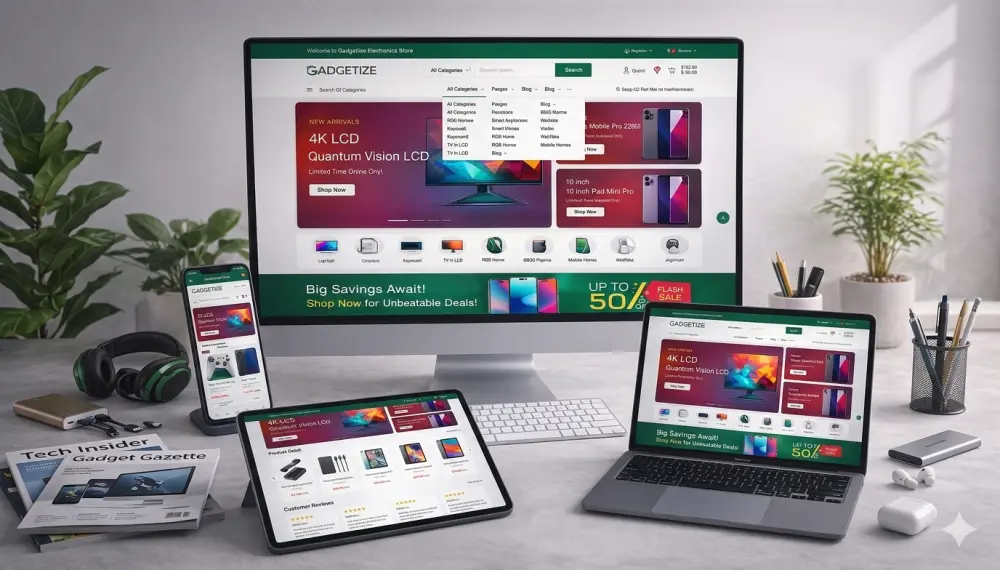 تصميم Landing Page احترافية جذابة ومتجاوبة لكل الأجهزة