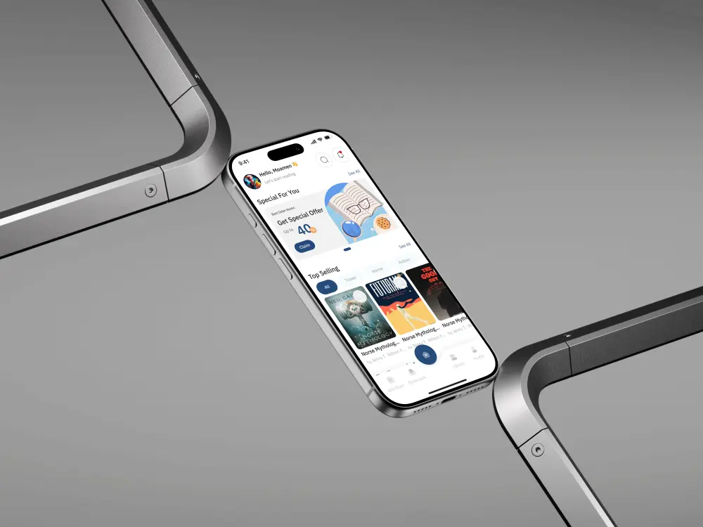 تصميم واجهة تطبيق جوال (iOS & Android) بتجربة مستخدم ذكية.