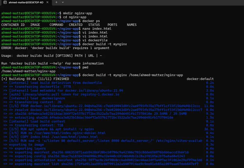 سأقوم بعمل Dockerization لمشروعك وإنشاء Docker Compose جاهز للتشغيل