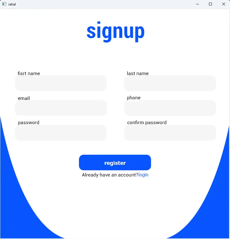 إنشاء تطبيق سطح مكتب (Desktop Application)