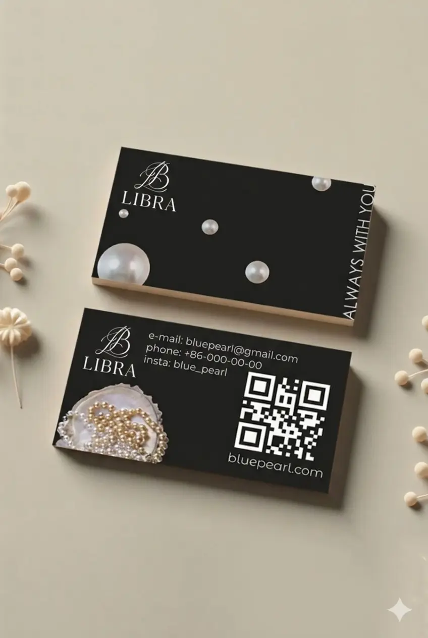 تصميم بطاقة أعمال (Business Card) احترافية ومبتكرة باللغتين العربية والإنجليزية