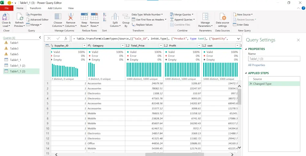 تنظيف وترتيب ملفات Excel
