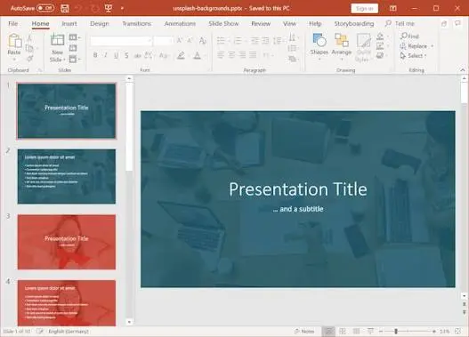 تصميم عرض تقديمي احترافي PowerPoint بشكل جذاب ومنظم