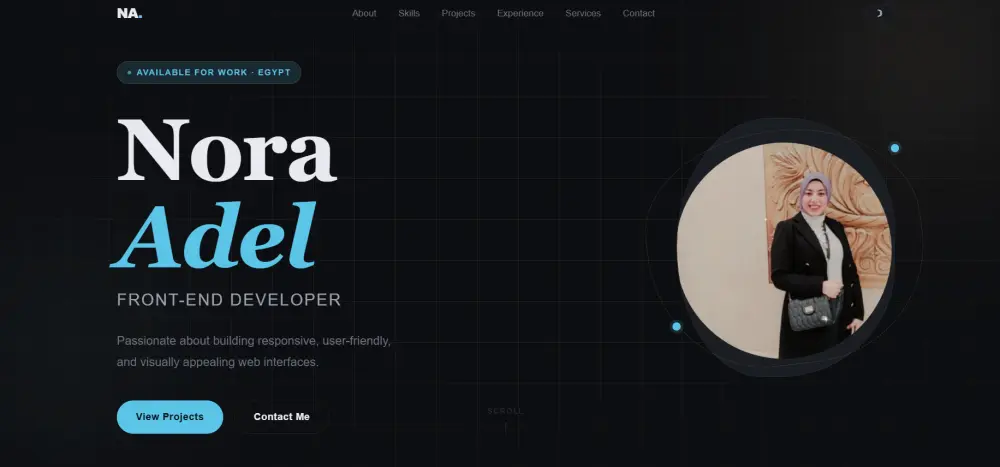 سأقوم بتصميم وتطوير موقع بورتفوليو احترافي يعرض أعمال ومهارات المستخدم بطريقة منظمة وجذابة، مع واجهة مستخدم بسيطة وسهلة