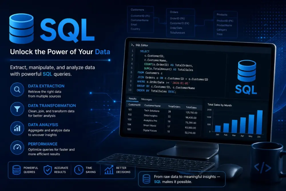 كتابة استعلامات SQL Server احترافية | استخراج البيانات وتحسين الأداء
